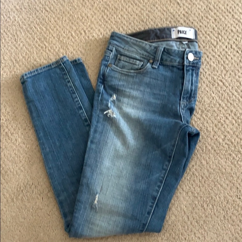 Paige Skyline Ankle Peg Jeans
